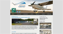 Desktop Screenshot of flugschule-koeln-bonn.de